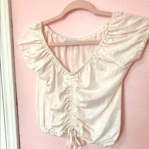 NWOT White off the shoulder blouse juniors
